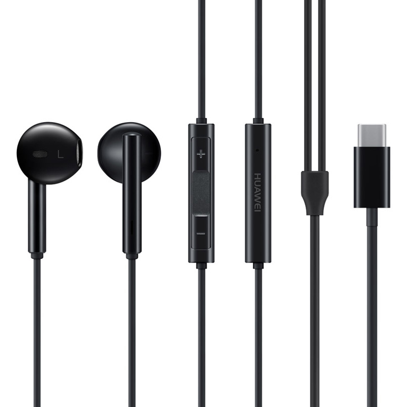 华为(HUAWEI)手机耳机有线typec接口 降噪 半入耳式 带麦克风 三键线控 Hi-Res高解析音频认证 CM33高清大图