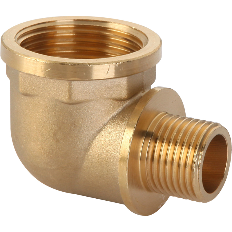 铜4分加厚内外丝牙转接加长弯头天然气水管弹痕6分变径接头螺纹配件 4