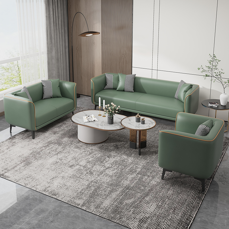 鑫环境 网红款沙发客厅现代简约科技布双人三人简易卧室小户型出租房沙发