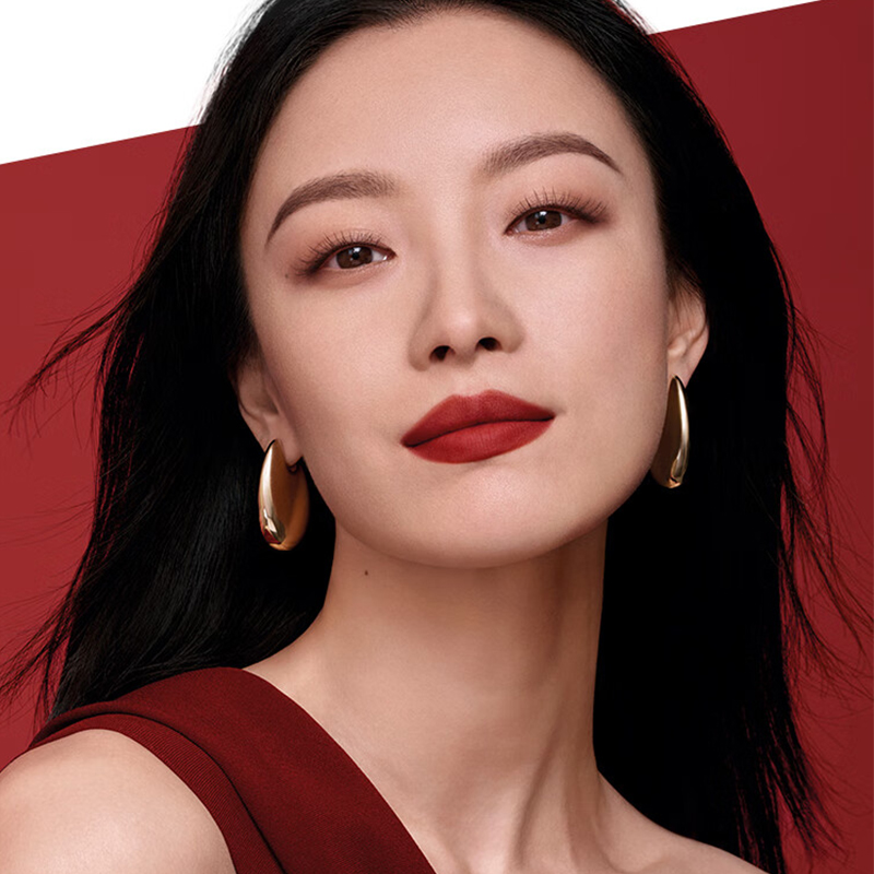 兰蔻(LANCOME) 505菁纯丝绒雾面唇膏 苹果红唇膏 哑光小蛮腰 3.4g高清大图