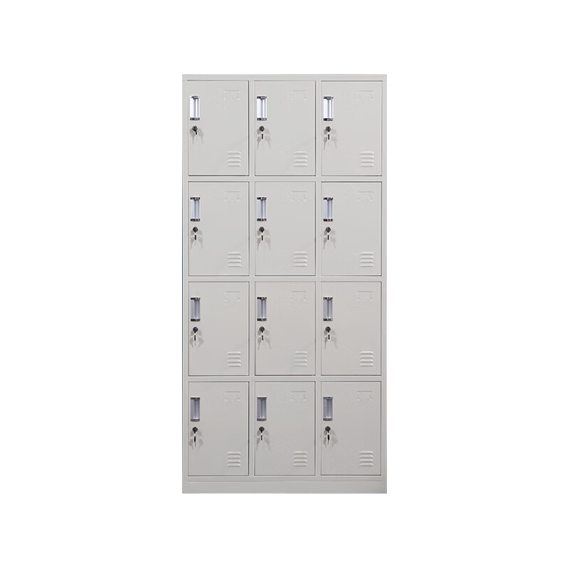 [企诺]储物柜 QNGB12A1-04PA 900×350×1800mm 钢制 组高清大图