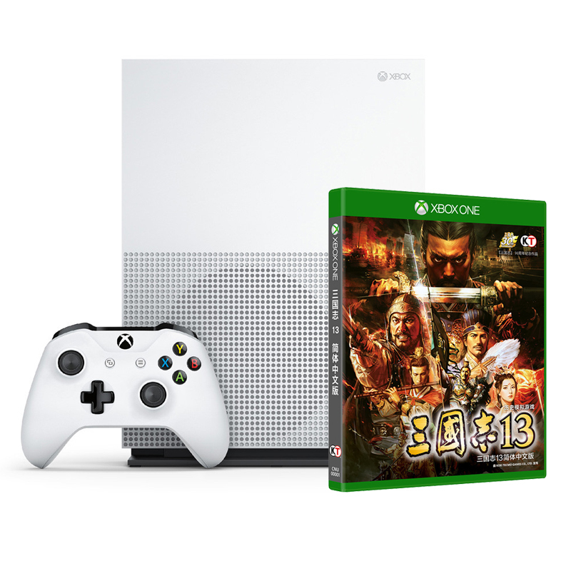 套餐xboxones500g家庭娱乐游戏机三国志13简体中文版