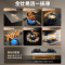 万家乐[超净燃气灶·魔净J10PRO]5.2kw火力70%热效率烟灶联动稀土釉面易洁AG纳米无痕双边定时天然气灶