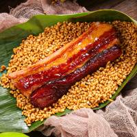 刻凡粽子手工土豪五花大肉咸粽端午节粽子礼盒礼品零食早餐土豪五花大肉霸王粽250g4件