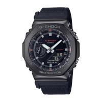 卡西欧(CASIO)男款石英表多功能防水运动手表44.4mm银色不锈钢布艺表带