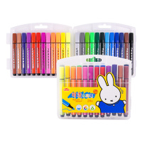 晨光(M&G) FCP90183 水彩笔24色三角杆水彩笔 可水洗绘画彩笔 米菲系列儿童涂鸦画笔