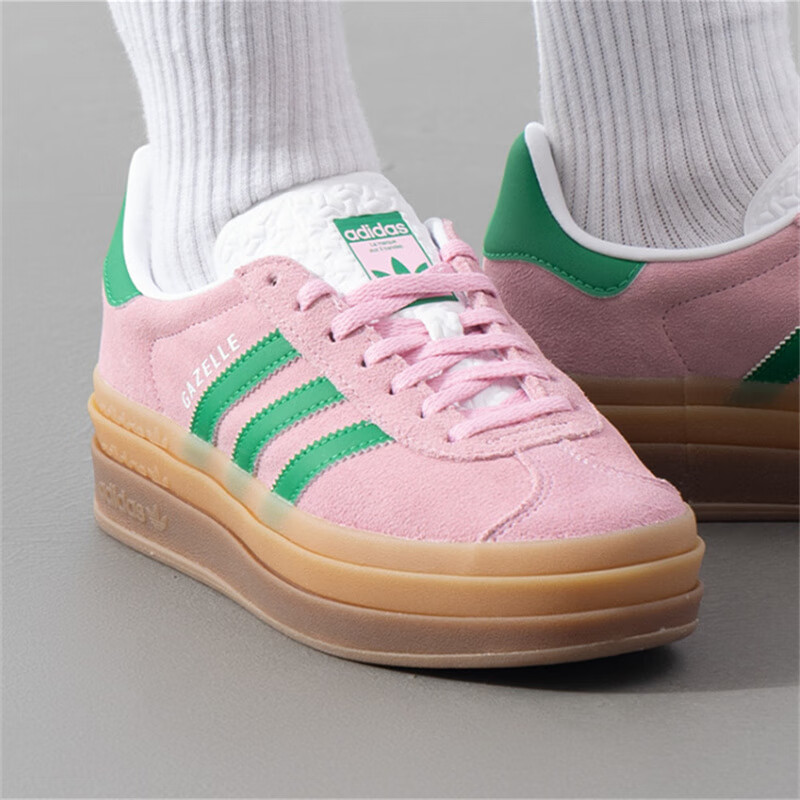 阿迪达斯（adidas）三叶草女鞋新款透气时尚潮流轻便跑步运动休闲鞋IE0420 ZP高清大图