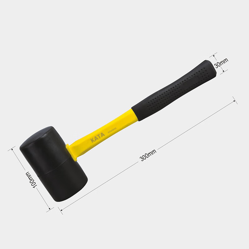 3M 橡胶锤500g橡皮锤安装锤子塑料榔头瓷砖地板安装工具
