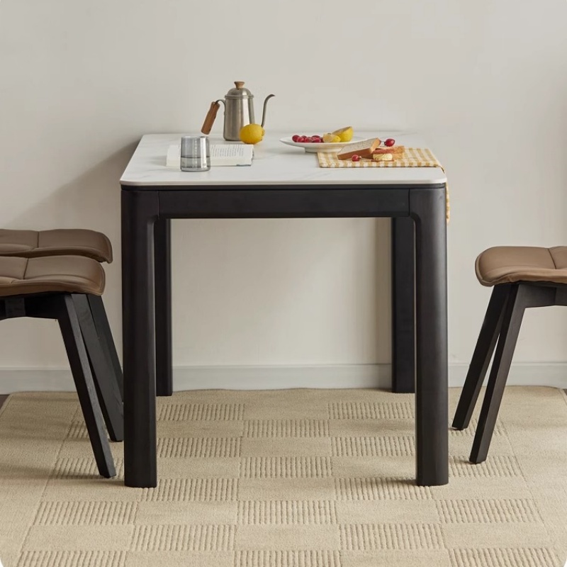 凡尔尚岩板餐桌高清大图