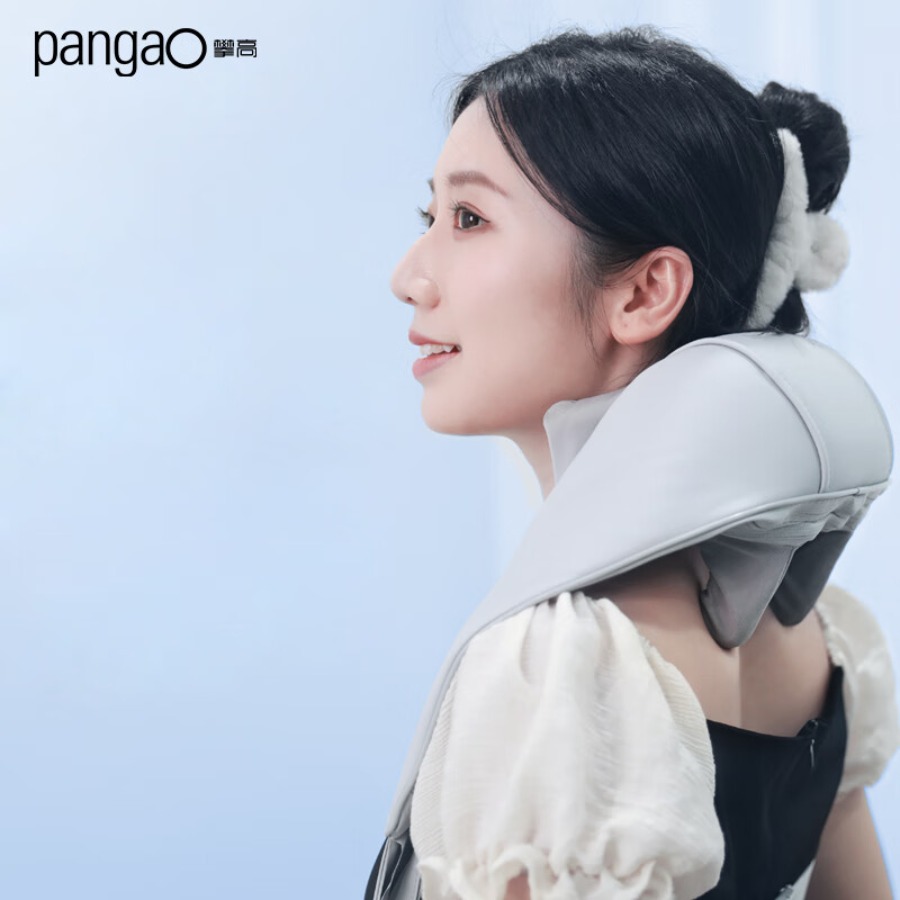 攀高(pangao) 揉捏肩颈按摩器 Neck K6浅灰色