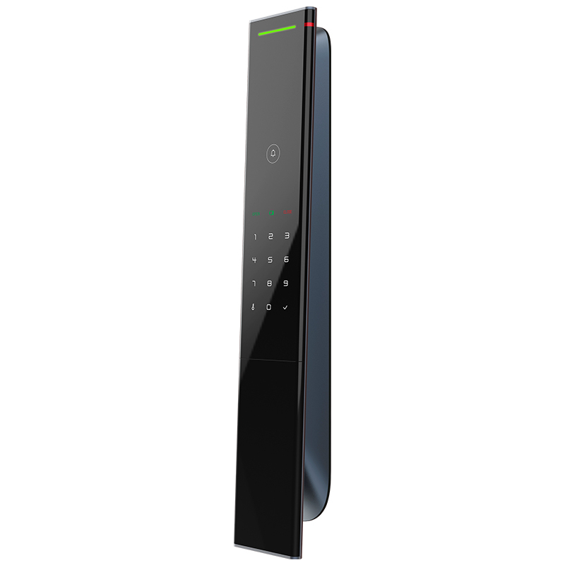 鼎山科技 (DINSTECH) L8 全自动智能门锁家用 大门密码锁入户门办公室电子锁 防盗门指纹锁 科幻蓝