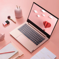 联想小新14 2019性能全新款 I3-8145U 8G 512GB固态 仙女粉 14英寸FHD W10 新8代酷睿全高清手提轻薄学生家用便携家用窄边框笔记本电脑 超薄本商务办公本