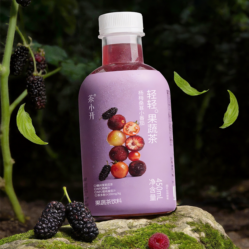 茶小开杨梅桑葚小番茄450ml*15高清大图