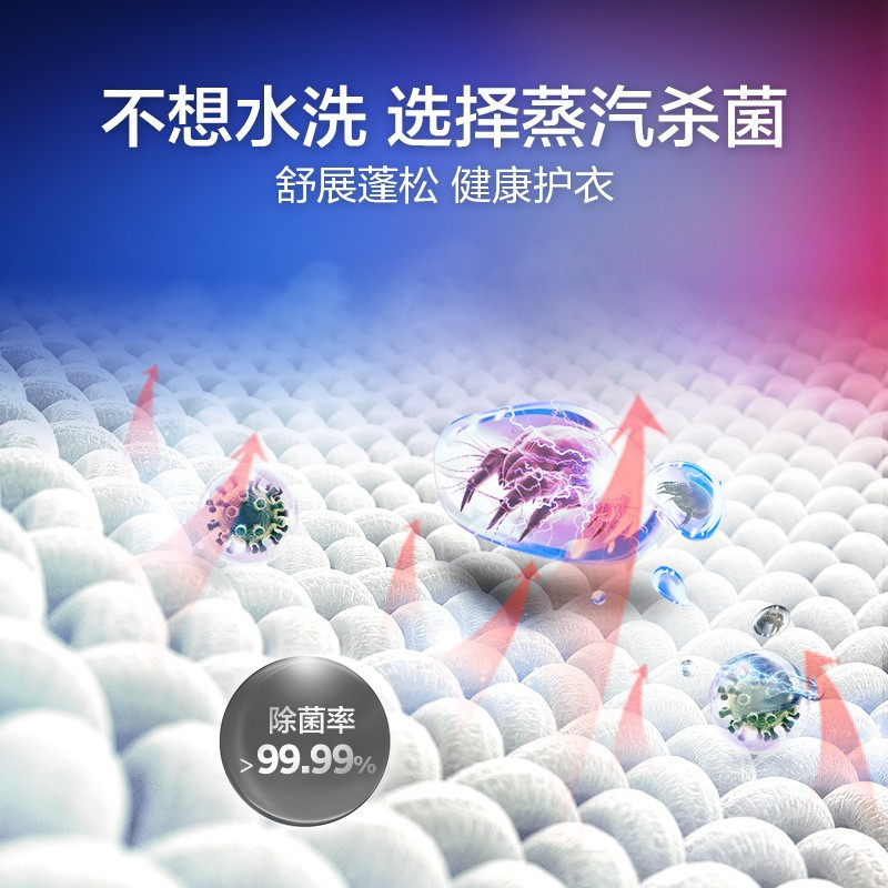 海尔(Haier)滚筒洗衣机直驱变频晶彩大屏10公斤容量触控屏智能投放玉墨银 EG100BDC189SU1高清大图