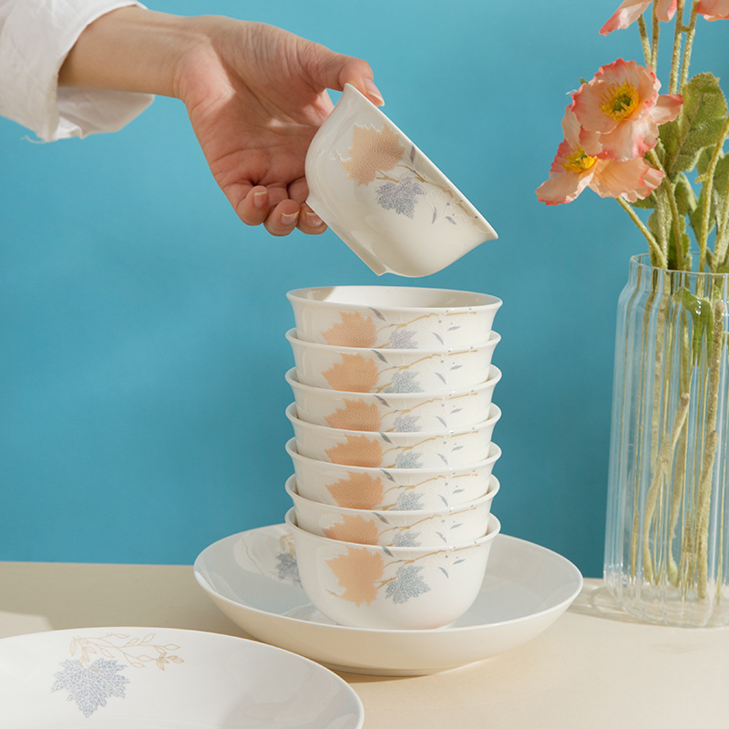 iChoice 两碗两勺礼盒 枫叶(100盒起订)高清大图