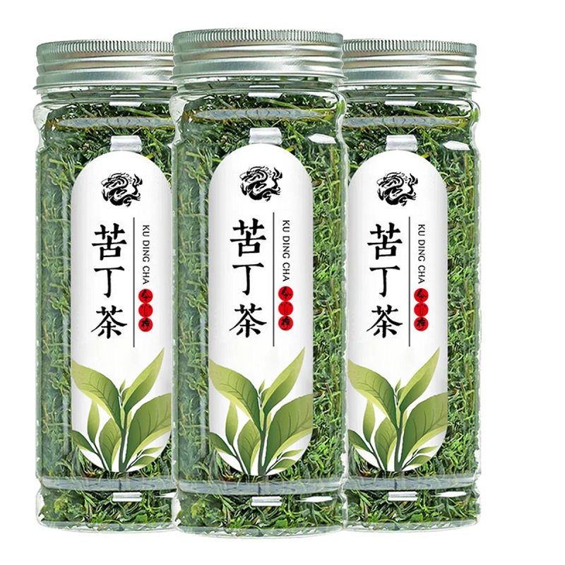 痴福 青山绿水小叶苦丁茶新茶嫩叶苦丁茶小叶苦丁遇水复活花草茶叶 龙PET普通小叶苦丁1罐80克