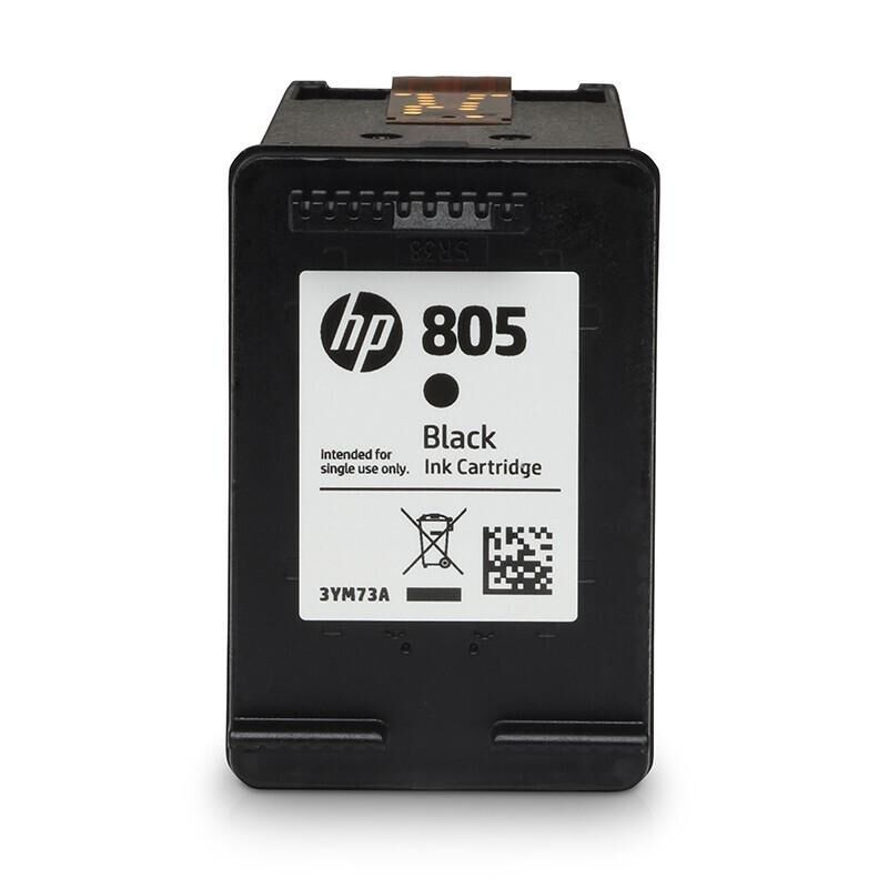 hp/惠普 805墨盒 3ym73aa 805 标容 黑色 适用hp deskjet 1210/1212/2330/2332/2720/2721/2722/2723/2729 12