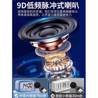 [苏宁宜品严选]电子闹钟床头夜光多功能学生专用数字小闹铃智能宿舍电子时钟电池款