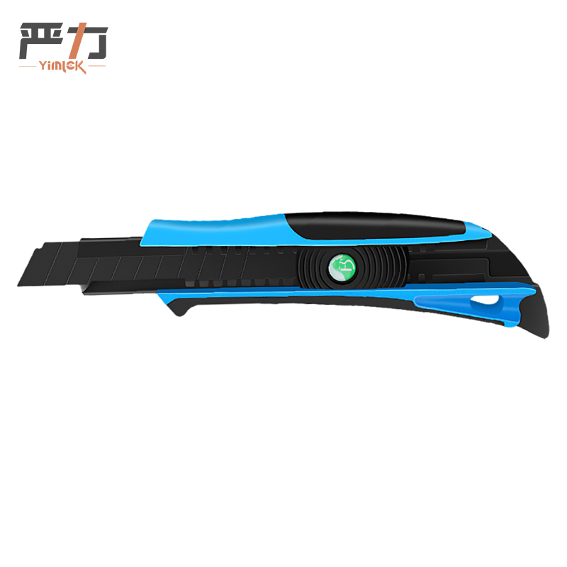 严力YIMLEK 美工刀 蓝色把高清大图