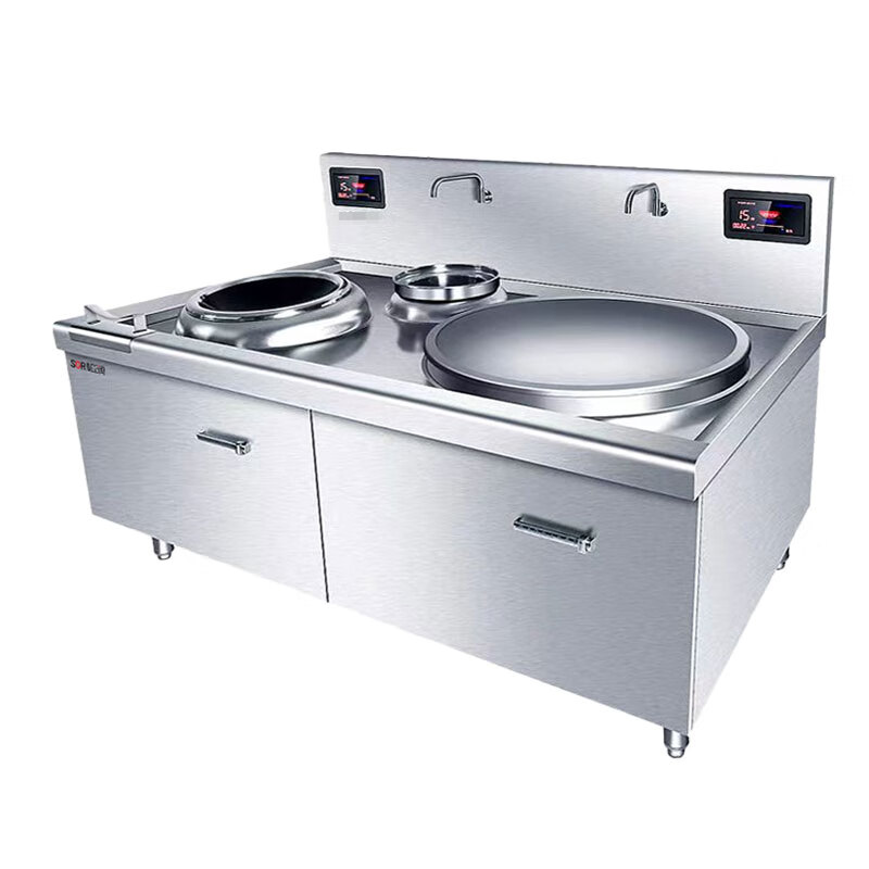 SOR松润 双头一蒸一炒组合炉15+20KW GCA-N810B (单位:台)高清大图