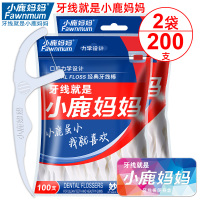 小鹿妈妈(FAWN MUM)经典力学牙线棒2袋200支