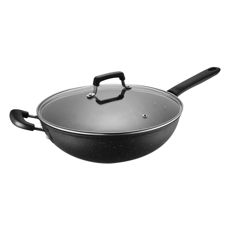 爱仕达(asd)成大厨·新不粘少油烟炒锅cl32n3d 32cm