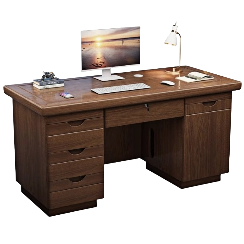 晨磊 单人办公桌 1.4m 张高清大图