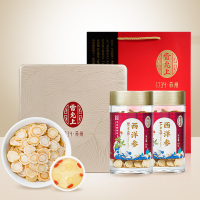雷允上西洋参 加拿大进口花旗参片120g 礼盒装西洋参圆切片滋补佳品