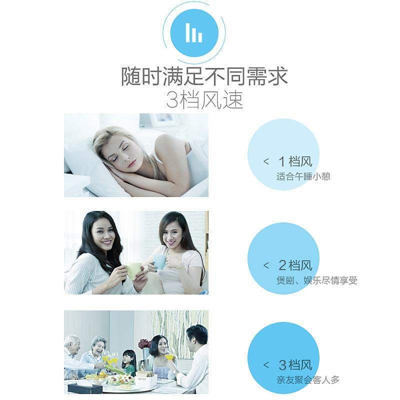 白色 美的空调扇单冷冷风扇家用省电冷风机制冷机移动落地空调