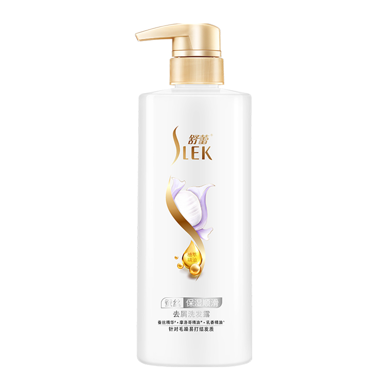 舒蕾保湿柔顺蚕丝去屑洗发露改善毛躁控油蓬松洗发水800ml高清大图