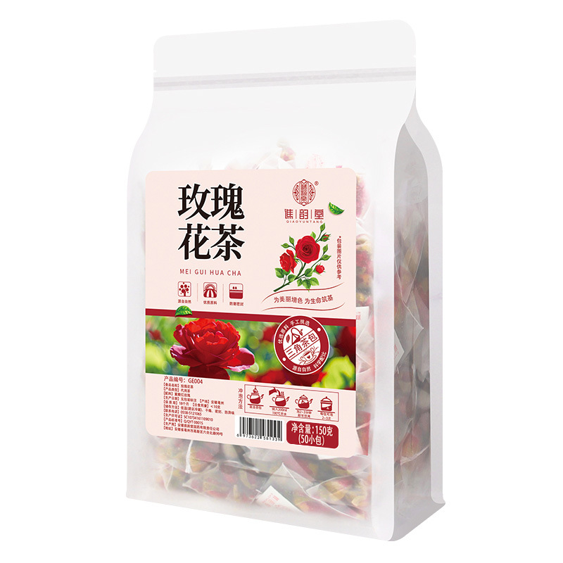 谯韵堂 玫瑰花茶150g/袋高清大图