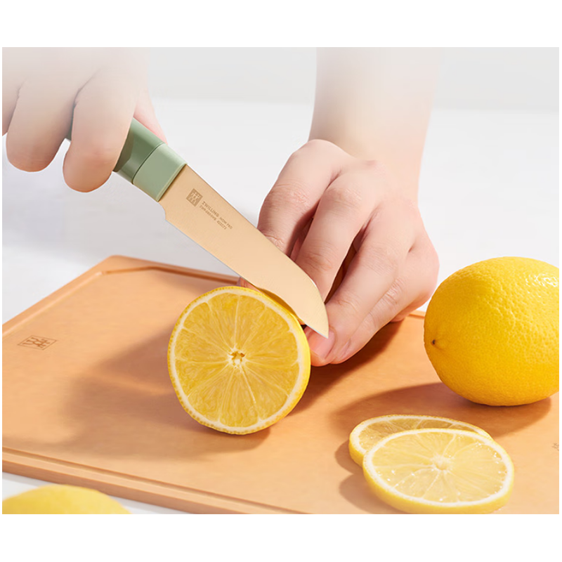 双立人1032836钛金抗菌刀具7件套-薄荷绿高清大图