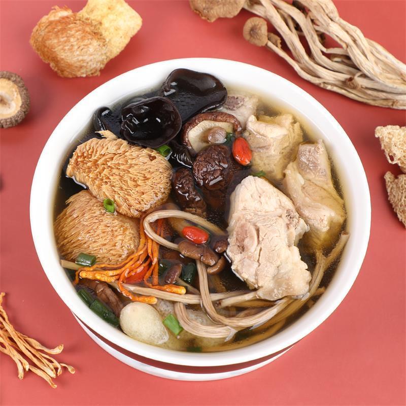 金唐(KTANG)菌菇汤料包63g 蛹虫草竹荪汤料包 广式汤料煲汤食材 煲汤料菌汤包