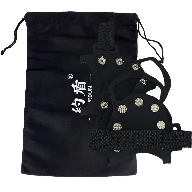 约盾 硅胶10齿魔术贴冰爪防滑鞋套 CRMP01/双高清大图