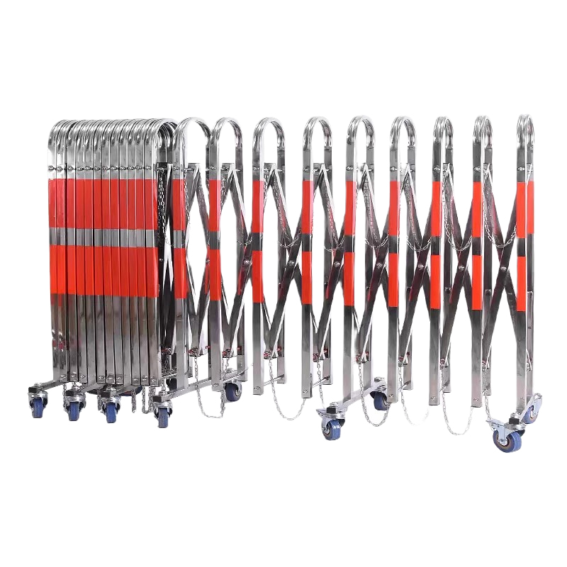 区南 不锈钢伸缩围栏 伸缩护栏 1.1*5m 个高清大图