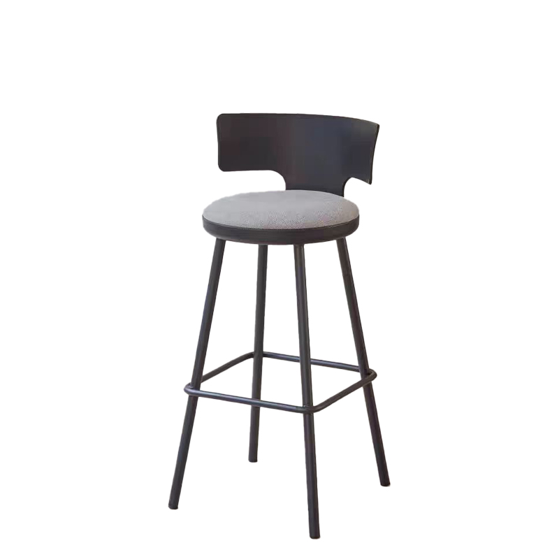 先围 高脚凳 黑41*41*92cm 把高清大图