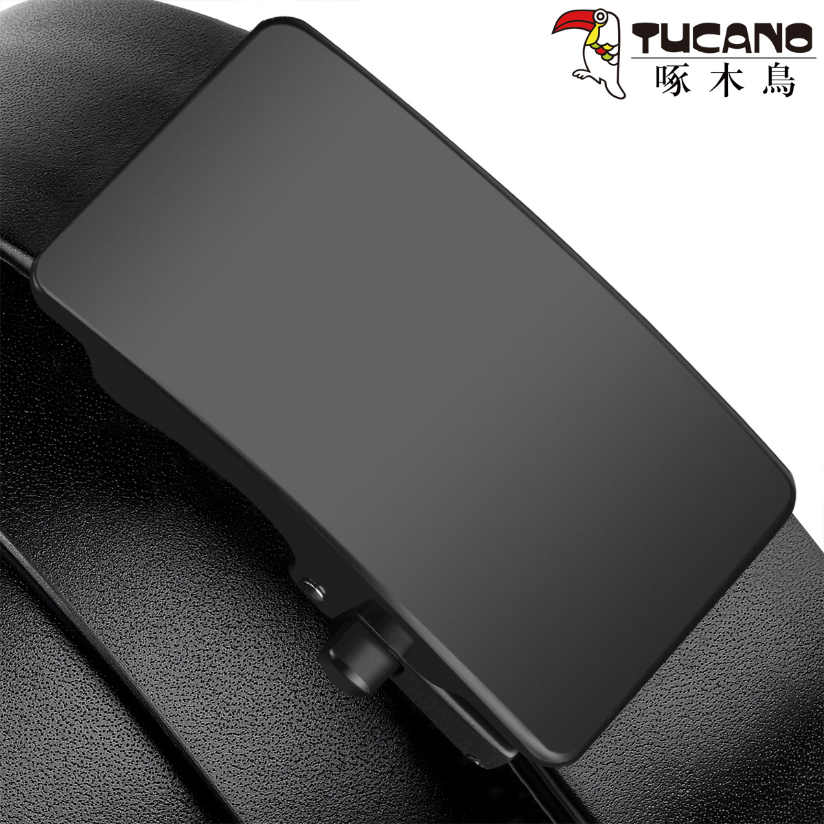 啄木鸟牛皮男士皮带真皮年轻人百搭自动扣韩版潮男正品裤腰带牛人高清大图