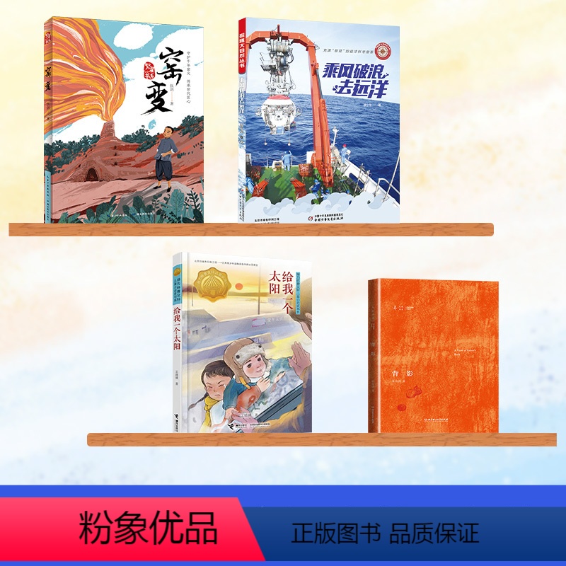 四年级武汉市阅读书套装【4册】 【正版】武汉市“楚才阅读成长计划”阅读打卡书目四年级全套窑变乘风破浪去远洋给我一个太阳大