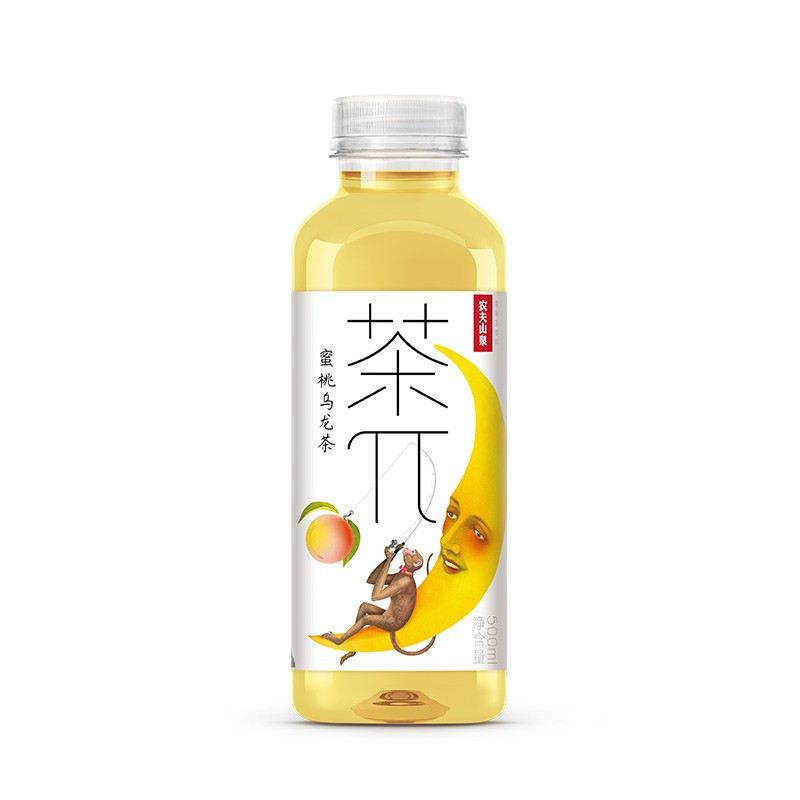 农夫山泉茶π茶派茶兀果味茶柚子绿茶500ml15瓶整箱