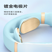 SKG K6颈椎按摩仪 脖子按摩器办公室护颈仪四大按摩模式15档强度三档热敷 手机操控 炫彩浅蓝 单个价