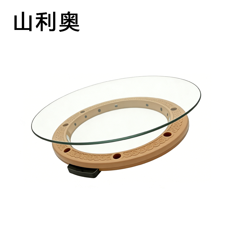 山利奥 电动玻璃转盘 直径70cm 个高清大图