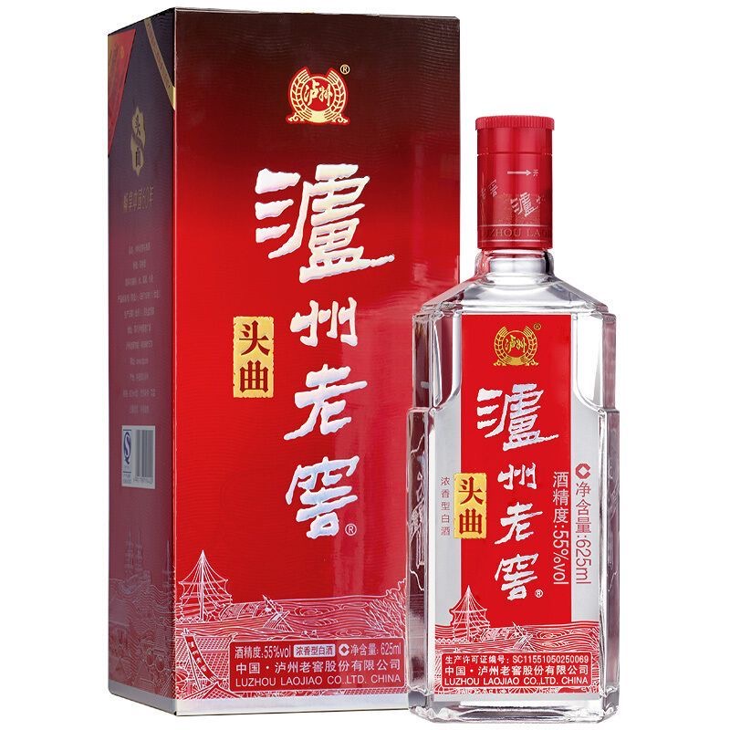 泸州老窖 55度泸州老窖头曲 625ml*1瓶浓香型白酒高清大图