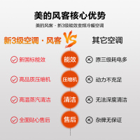 美的(Midea) 新能效 风客 大2匹 变频冷暖客厅立式空调柜机 自清洁 以旧换新 KFR-51LW/N8MFA3