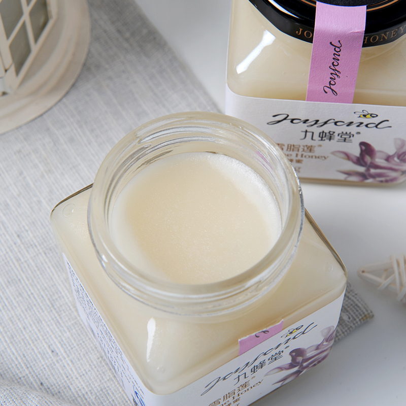 九蜂堂(Joyfond)冻顶雪脂莲紫花光叶苕蜂蜜350g 结晶蜂蜜 纯净自然滋补蜂蜜 纯正品质