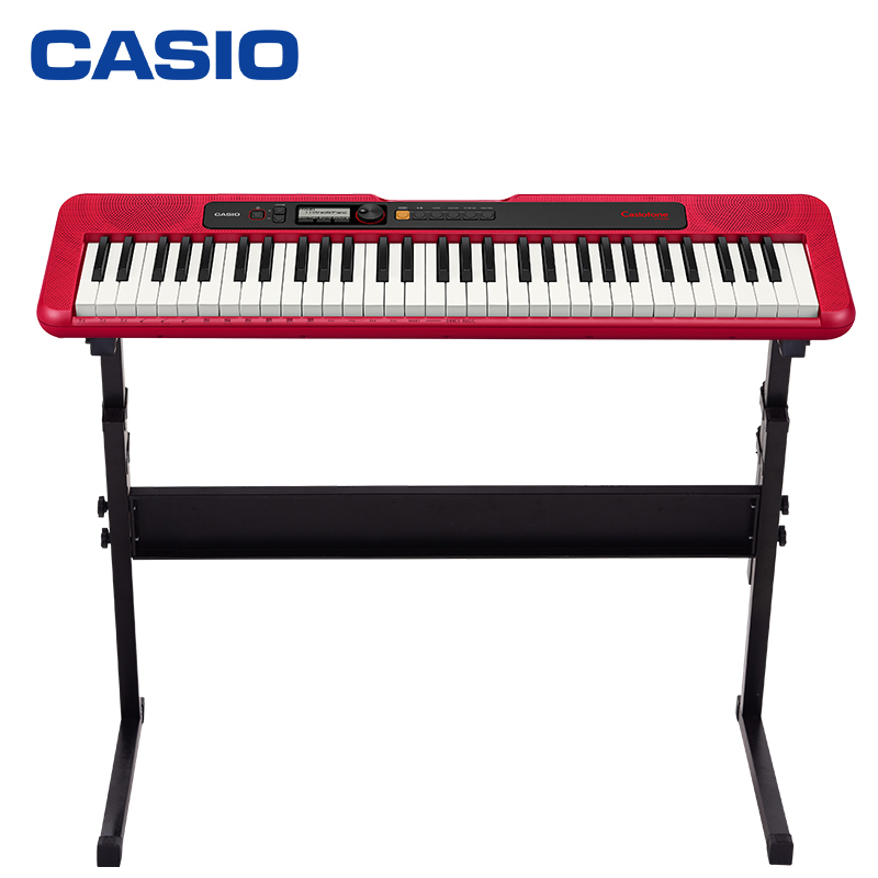 卡西欧（CASIO） 电子琴 CT-S200RD红色 时尚便携潮玩儿童成人娱乐学习61键电子琴