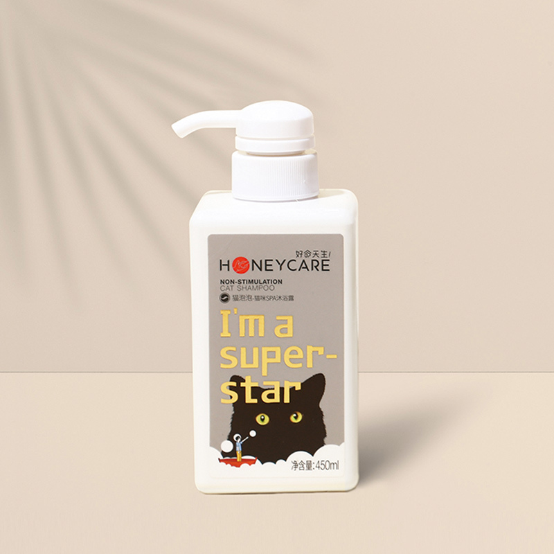 好命天生(Honeycare)猫咪SPA沐浴露 宠物洗护美容香波 猫咪专用浴液450ML
