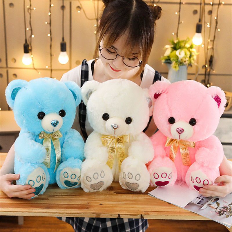 可爱小熊公仔毛绒玩具娃娃泰迪熊玩偶柔软抱抱熊送女朋友生日礼物