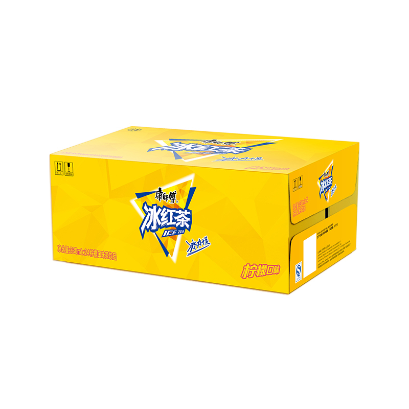 康师傅冰红茶柠檬口味茶饮品330ml24瓶整箱装