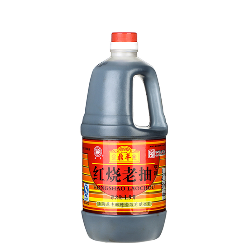 上海鼎丰 红烧老抽酱油 1.9L 实惠装 红润鲜香 调味料
