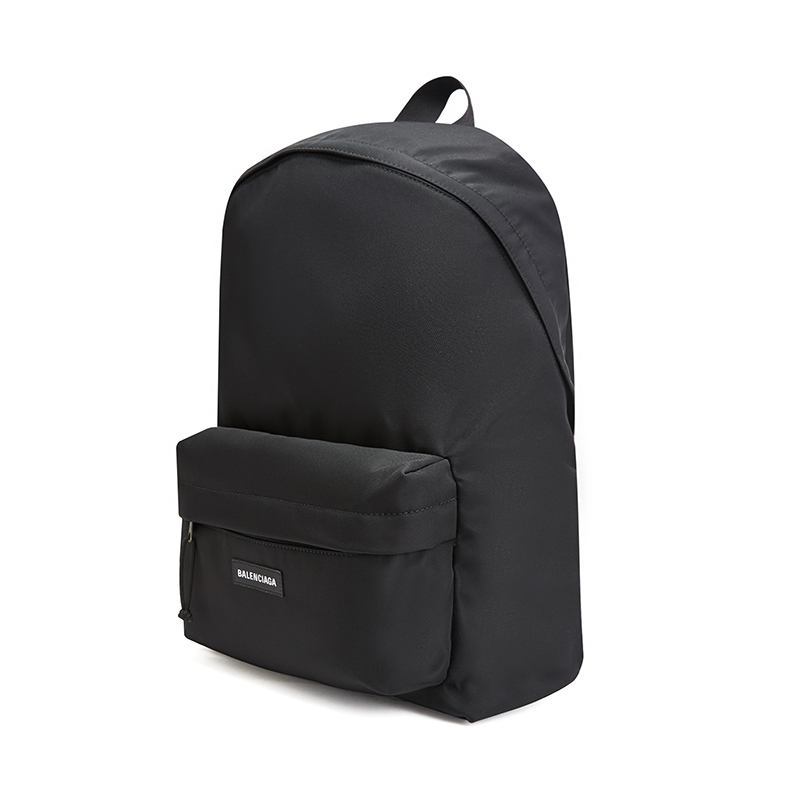 balenciaga巴黎世家男士黑色尼龙休闲双肩包